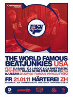 {de}FLASH! THE WORLD FAMOUS BEAT JUNKIES (US) WITH RAKAA (DILATED PEOPLES){/de}