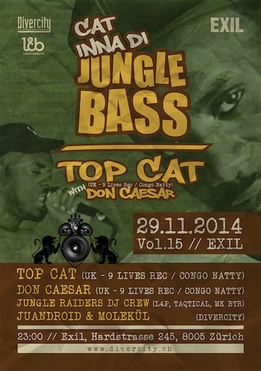 {de}Jungle Bass Vol. 15 /w TOP CAT (UK){/de}