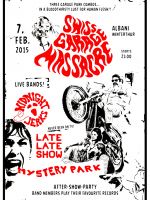 {de}Swiss Garage Massacre: Midnight Jerks, Mystery Park, Late Late Show{/de}