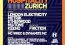 Hospitality Zürich w/ London Elektricity (UK), Friction (UK), Metrik (UK), Etherwood (UK), Nu:Tone (UK) & Keeno (UK)
