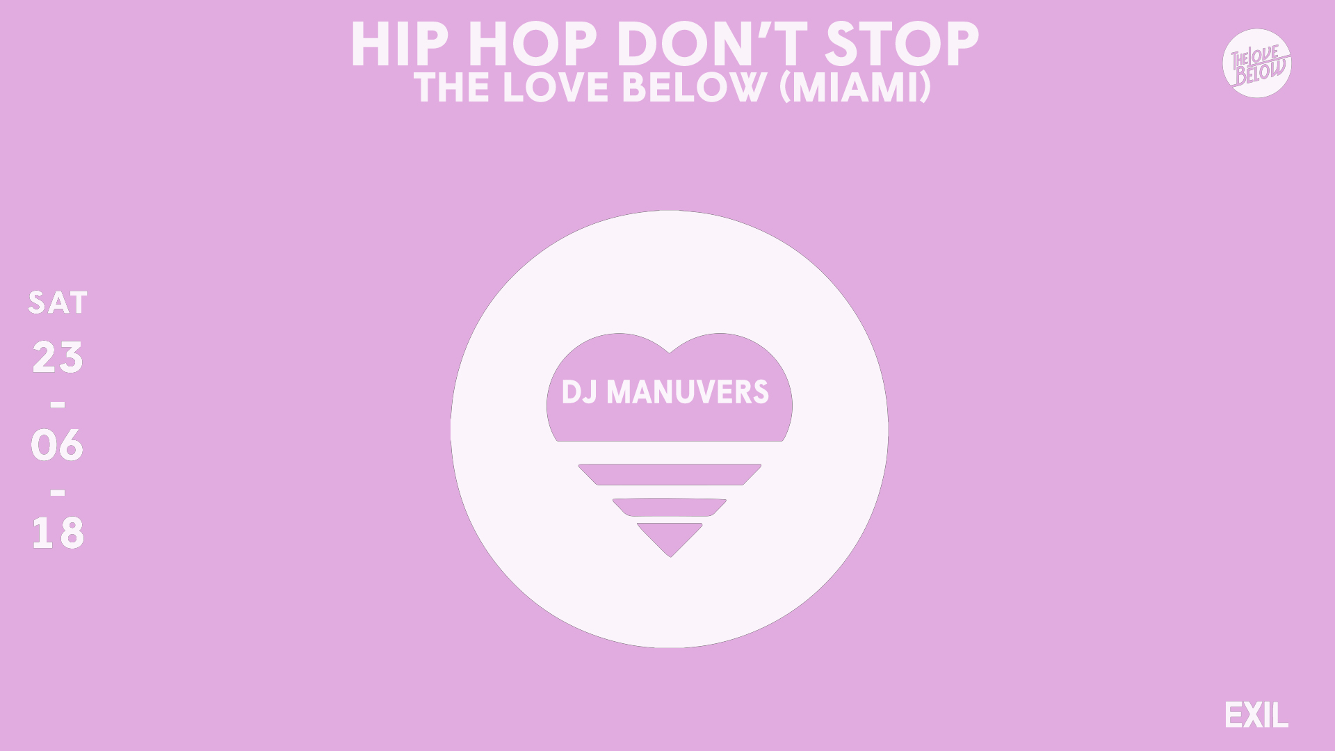 {de}Hip Hop Dont Stop x The Love Below (Miami){/de}